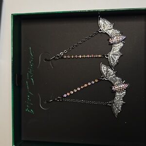 Betsey Johnson Bat Earrings